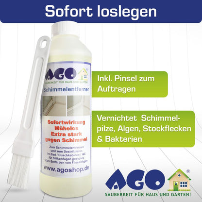 AGO Schimmelentferner Set - Starter 9 Teile